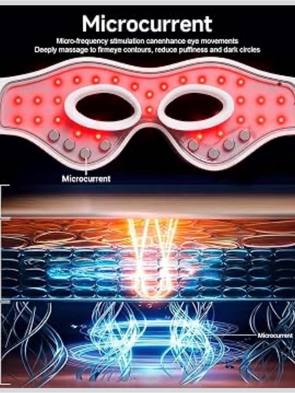 Flexible Silicone Facial Shield for Eye Contour & Cheek Care - Picture 2 of 4